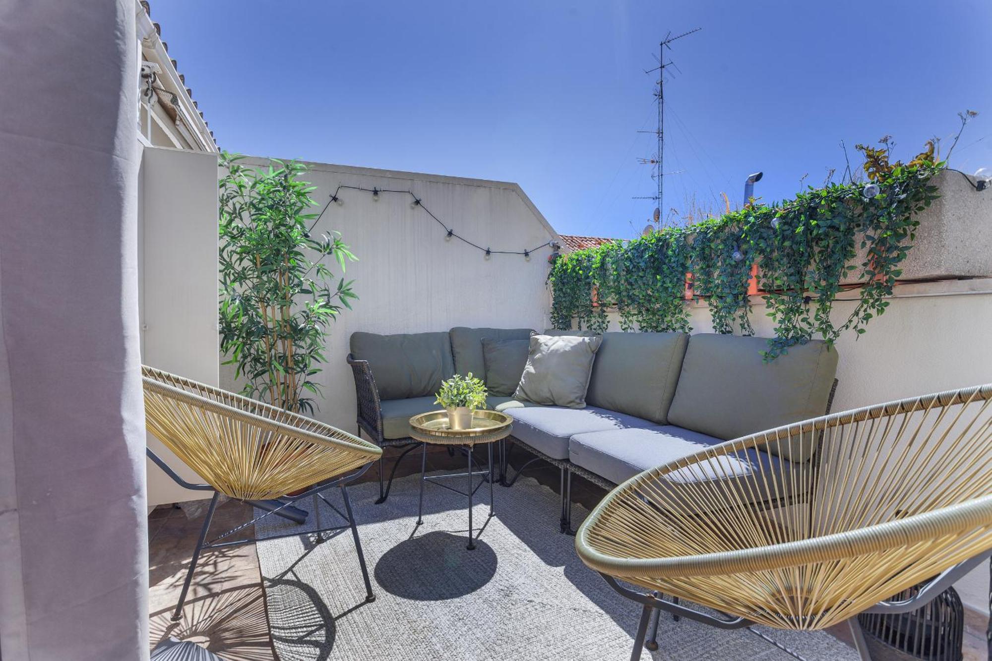 Apartamento Malasana Terrace En Madrid Dış mekan fotoğraf